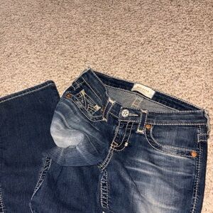 Blue Denim Jeans big star sz 26r